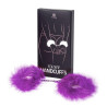 Secret Play Menottes Boa Feather Violet
